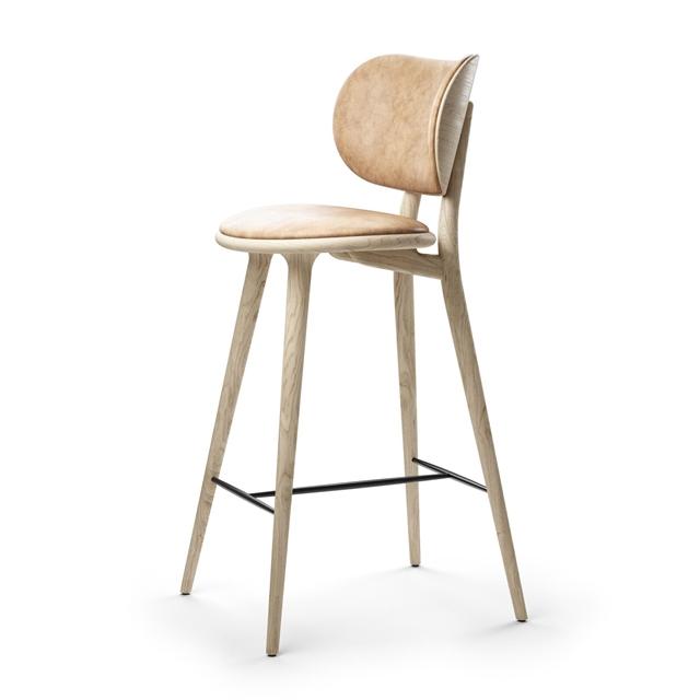 Mater High Stool Barstol med Ryg - Elegant Design