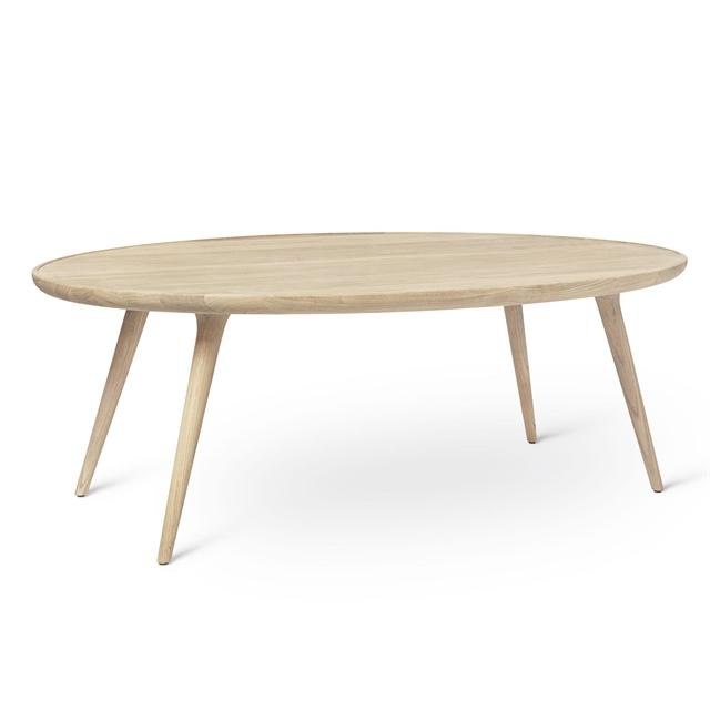 Mater Accent Oval Sofabord i Mat Lakeret Eg