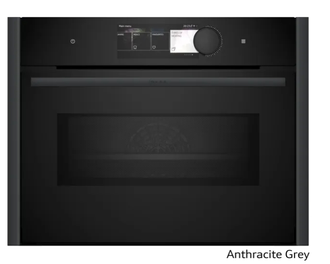 Kompaktovn med Mikro - Neff N90 Anthracite Grey