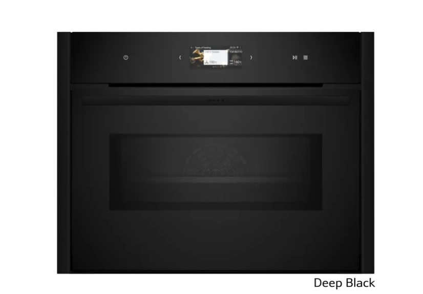 Kompaktovn med Mikro - Neff N90 Deep Black til Køkkenet