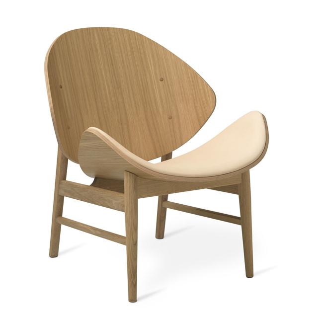Varme Nordic The Orange Lænestol i Egetræ - Unik Design!
