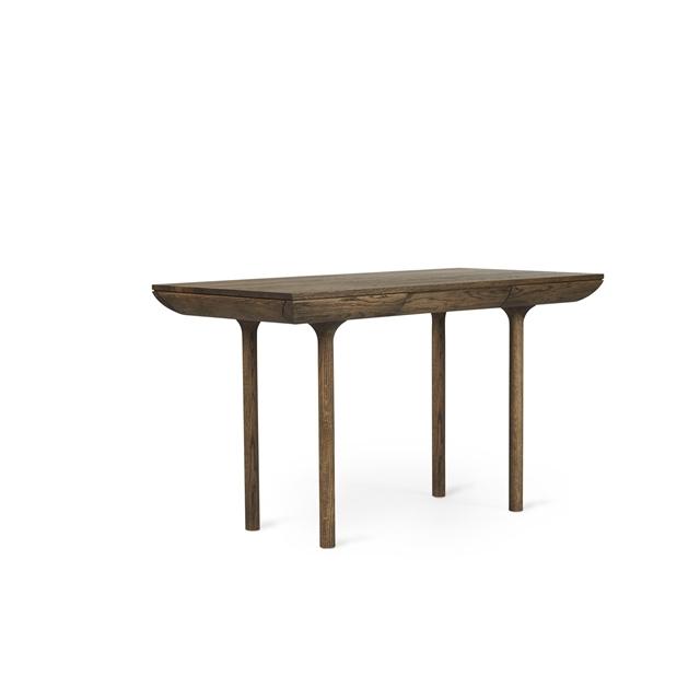 Elegant Rúna Skrivebord L130 i Røget Egetræ fra Warm Nordic
