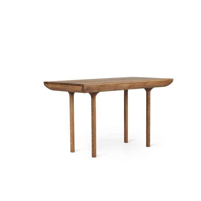 Elegant Rúna Skrivebord i Teak og Eg - Warm Nordic