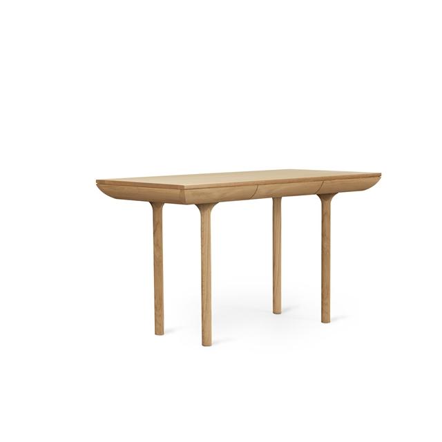 Elegant Rúna Skrivebord i Hvid Olieret Egetræ fra Warm Nordic