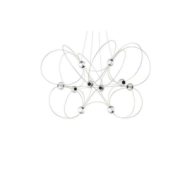 DCWéditions Munari Pendel X10 i Guld - Elegant Belysning