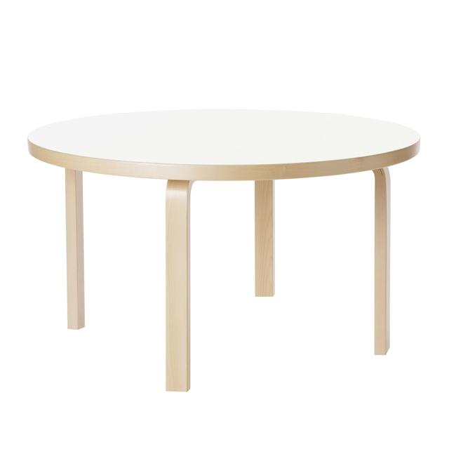 Artek Aalto 90A Rundt Bord 60cm - Hvid Laminattilbud