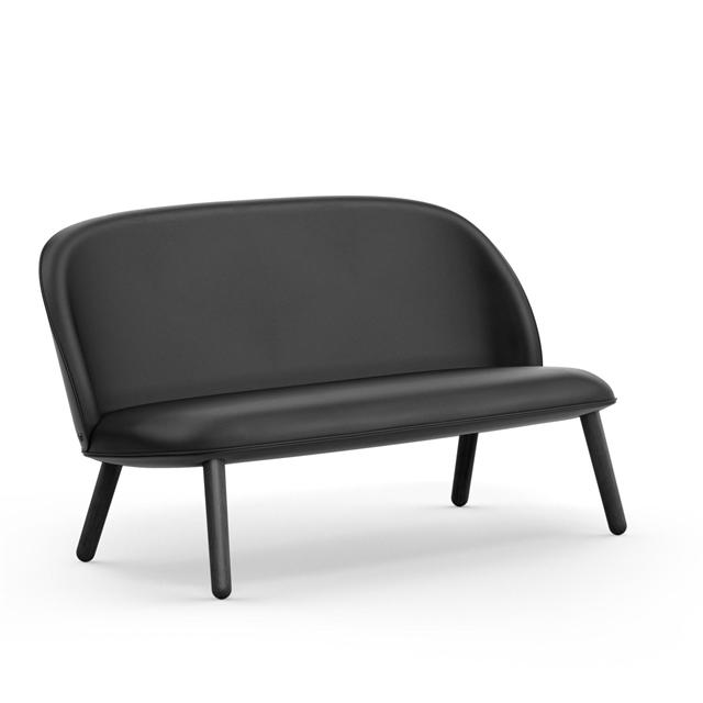 Normann Copenhagen Ace Sofa i Sort Læder - Minimalistisk Design