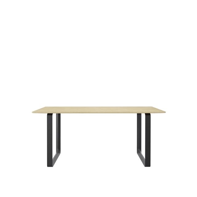 Muuto 70 70 Spisebord i Egetræfiner - Sort Design