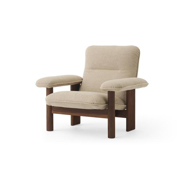 Audo Brasilia Lænestol i Valnød Boucle - Elegant Design