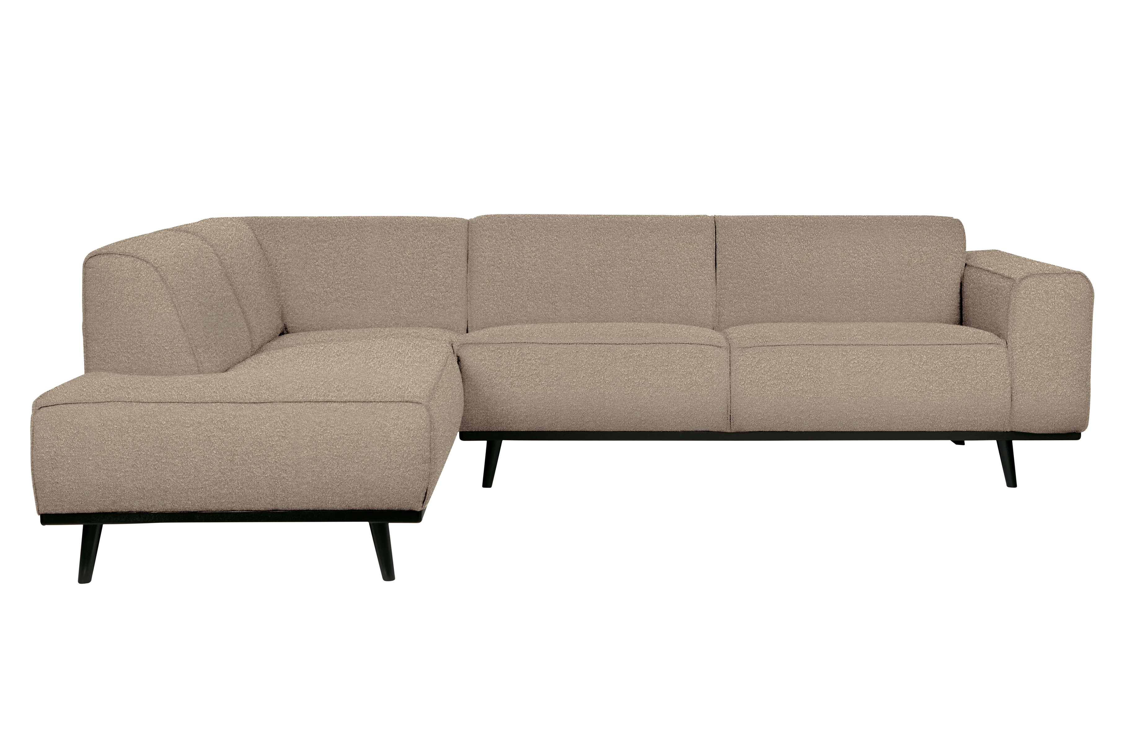 Bepurehome Hjørnesofa Venstre i Beige Bouclé Design