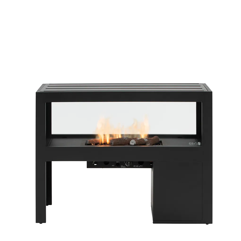 Cosi Fires Cosivista 120 Ildbord - Antracitgrå Aluminium