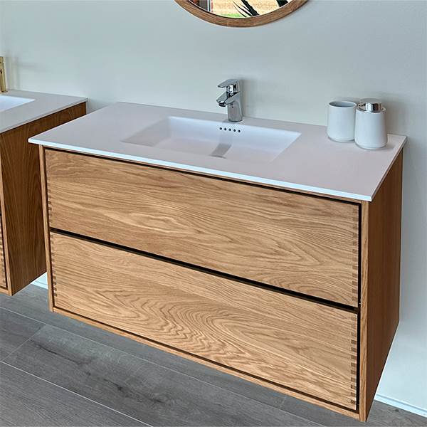 Wood Zone Badeværelsesmøbel 100 cm - Elegant design