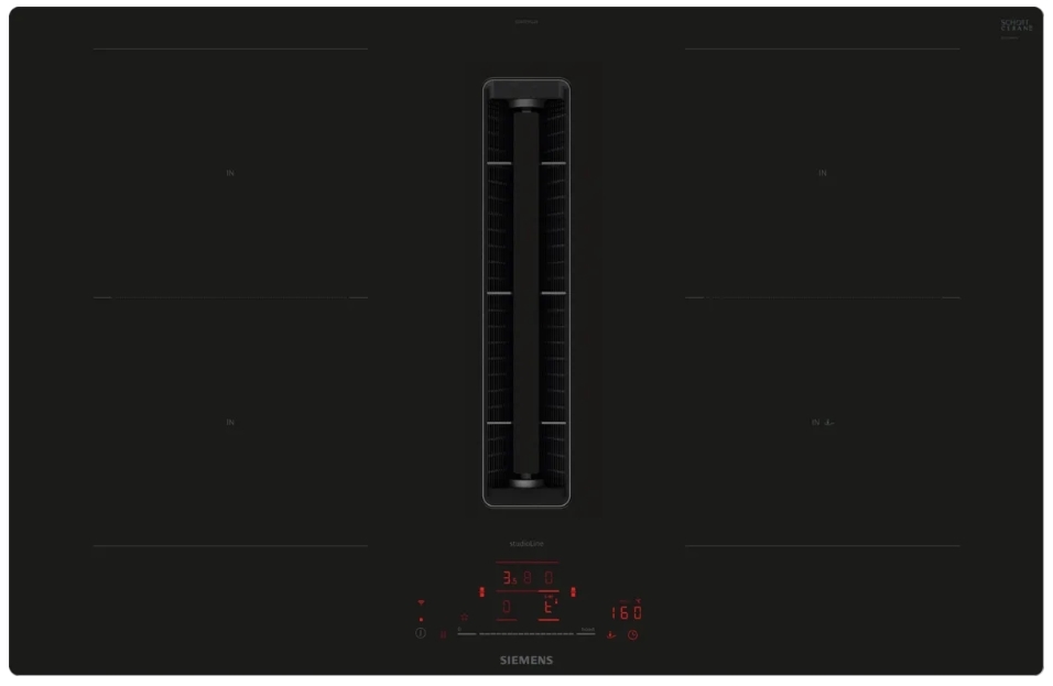Induktionskogeplade med Emfang - Siemens IQ500 80 cm