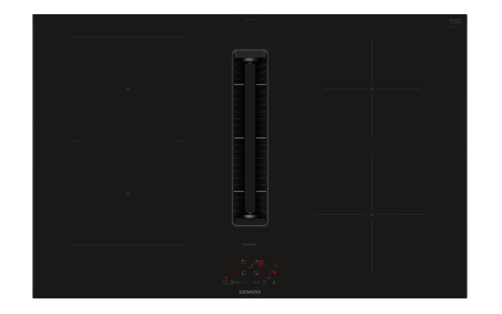 Induktionskogeplade med Indbygget Emfang - Siemens 80 cm