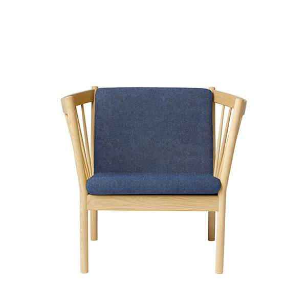 FDB J146 Lænestol i Mørkeblå - Dansk Design Kvalitet