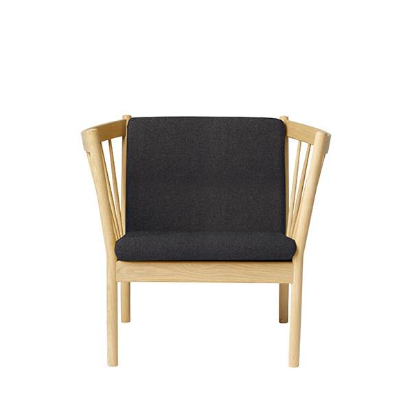 FDB J146 Lænestol i Mørkegrå - Dansk Design Kvalitet
