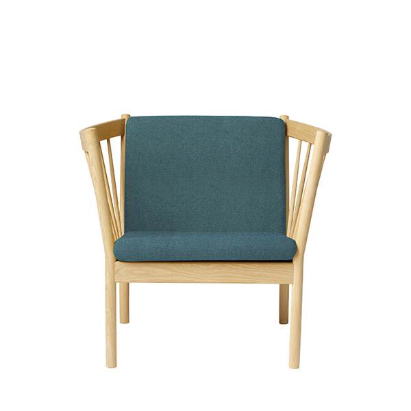 FDB J146 Lænestol - Lakeret Grøn Dansk Design