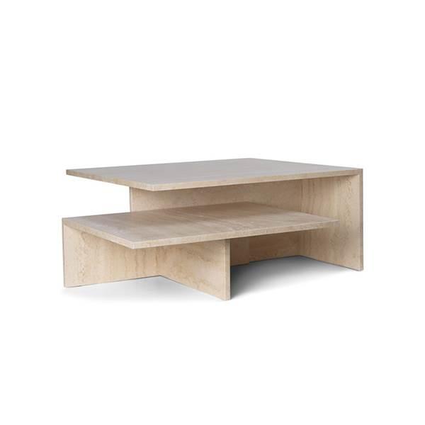 Ferm Living Distinct Grande Duo Sofaborde - Travertin