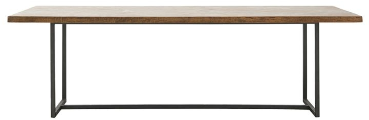 Kant Spisebord i Mørkebrun - Elegant og Funktionelt Design