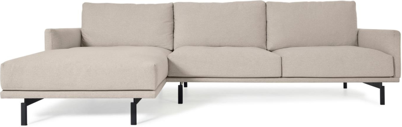 Moderne 3-personers Sofa i Beige - Venstrevendt Galene