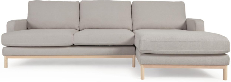 Elegant Mihaela Chaiselong Sofa i Grå - Højrevendt
