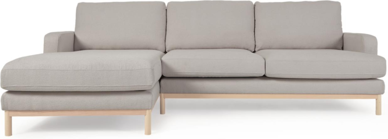 Mihaela Venstrevendt Chaiselong Sofa i Grå - Stil og Komfort