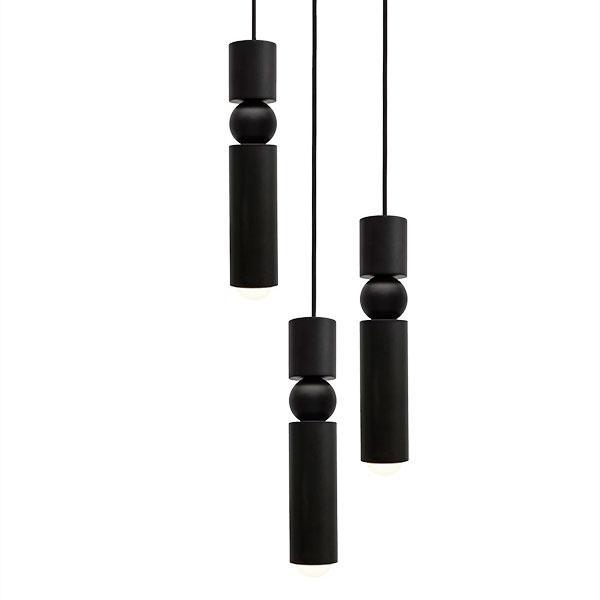 Lee Broom Fulcrum Pendel - Mat Sort Designlampe