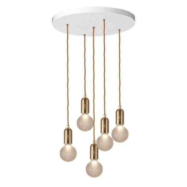 Lee Broom Crystal Bulb Pendel i Matteret Messing