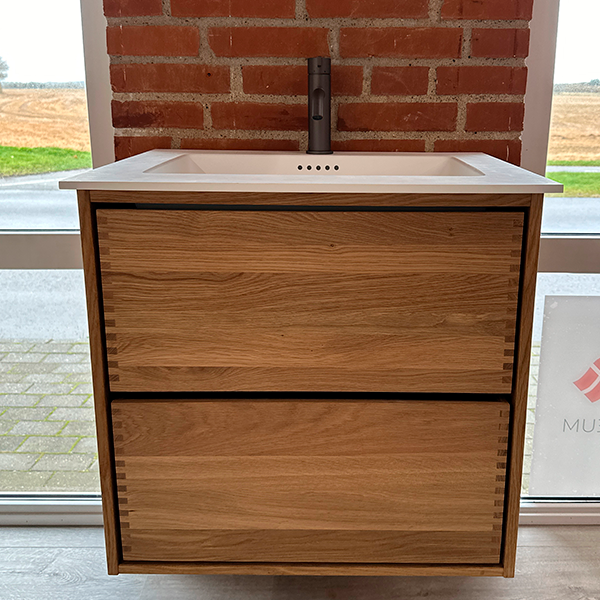Wood Zone 60 cm Badeværelsesmøbel i Naturligt Design