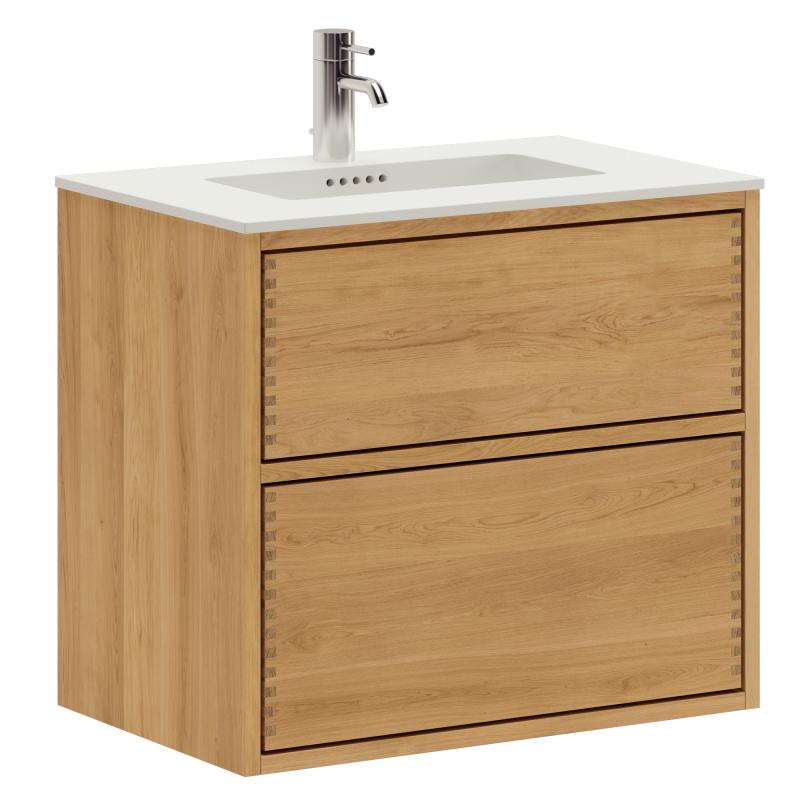 Naturolieret Just Wood Mini Push Badmøbel med Skuffer