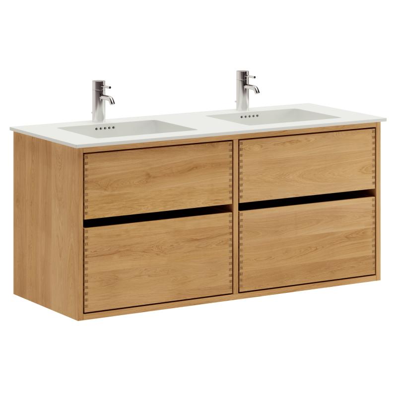 Naturolieret Just Wood Badmøbel med 2 Skuffer - Original Design