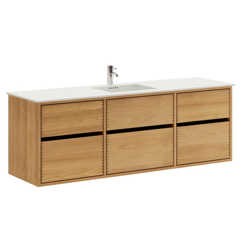 160 cm Just Wood Original Badmøbel med 6 skuffer