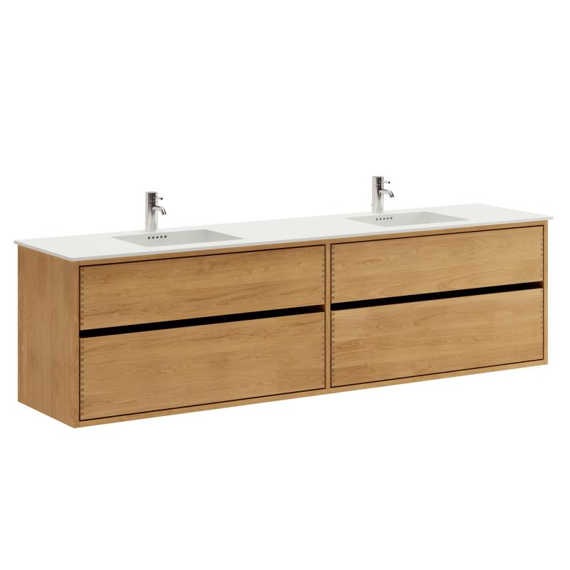 Naturolieret Just Wood Badmøbel med 2 Skuffer - Original Design