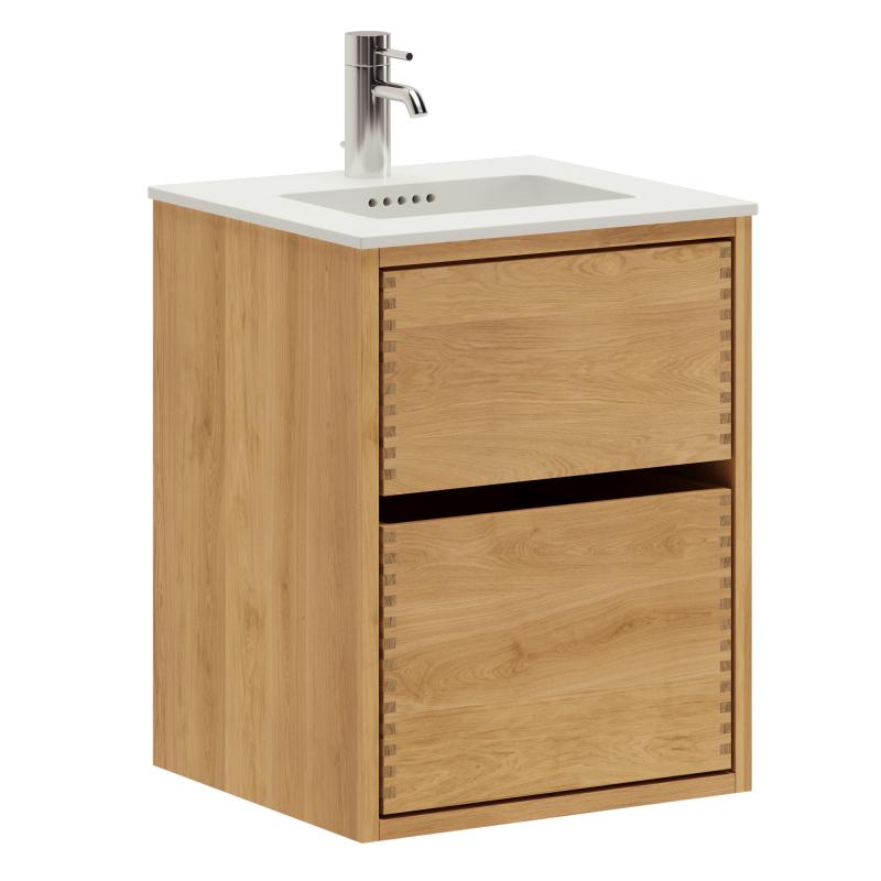 Naturolieret Just Wood Mini Badmøbel med Skuffer