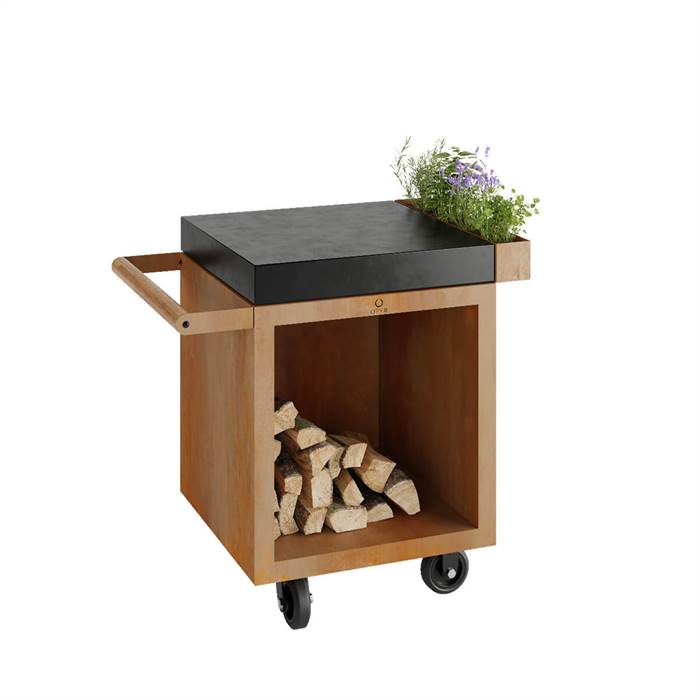 Ofyr Mise En Place Bord Corten Pro 65 - Mørkegrå Keramik