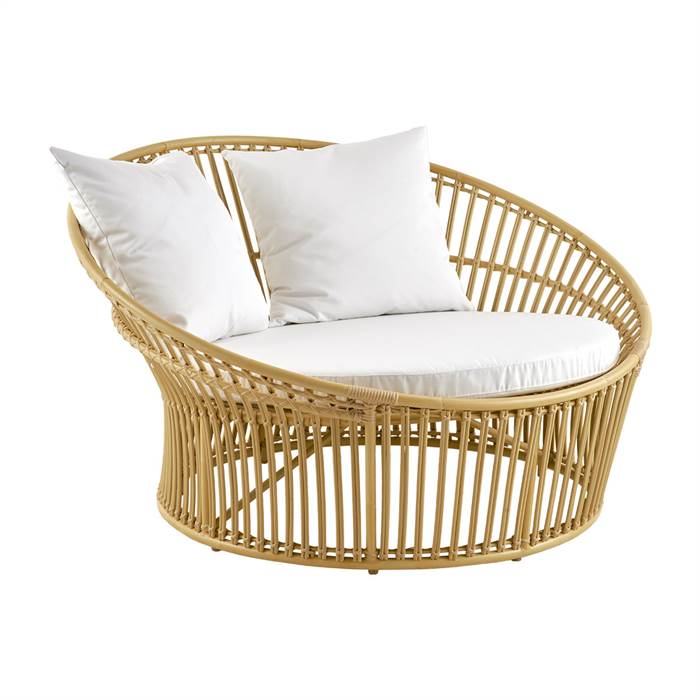 Sika Design Olympia Nest Loungestol - Naturel B450 Hvid