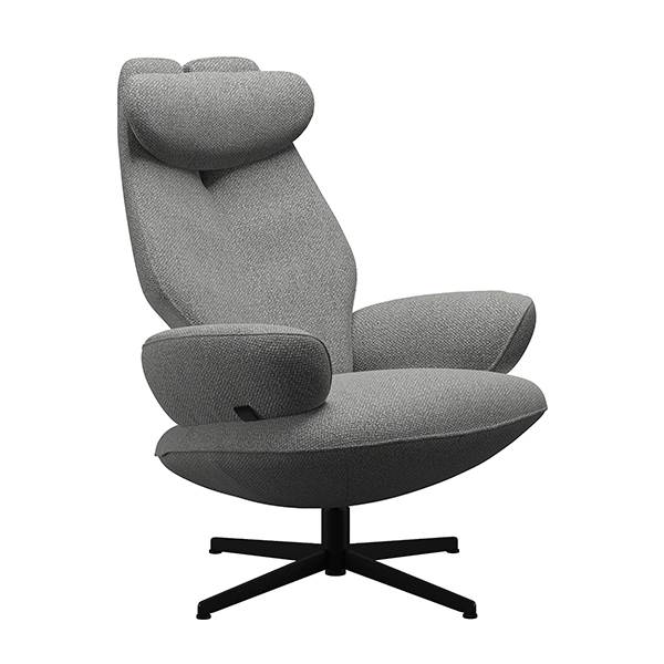 Brunstad Split Hvilestol i Steel Grey - Komfortabel Design