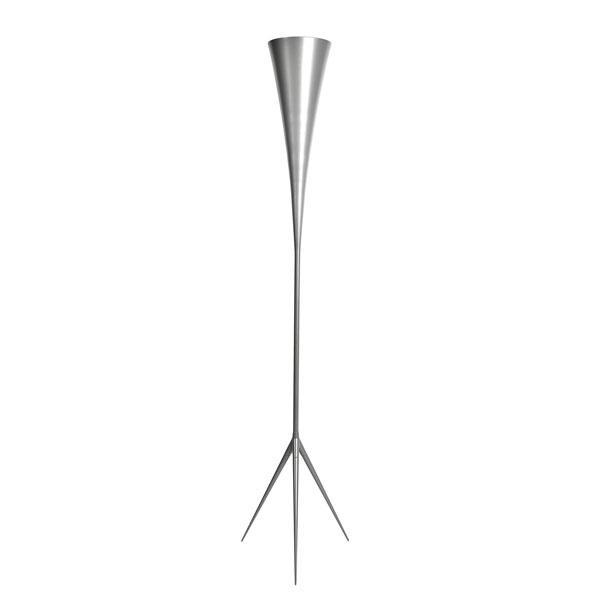Tato De-lux B8 Gulvlampe i Sølv - Stilrent Design