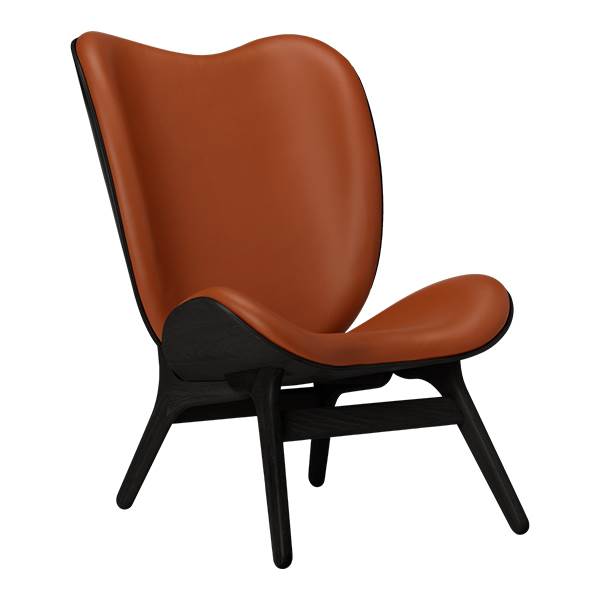 Umage A Conversation Piece - Høj - Black Oak & Læder