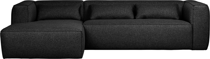 Bean Hjørnesofa Venstrevendt i Sort - Stilfuld Elegance