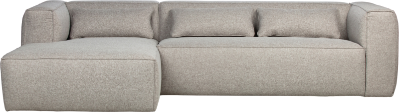 Elegant Lysegrå Venstrevendt Hjørnesofa fra WOOOD Exclusive