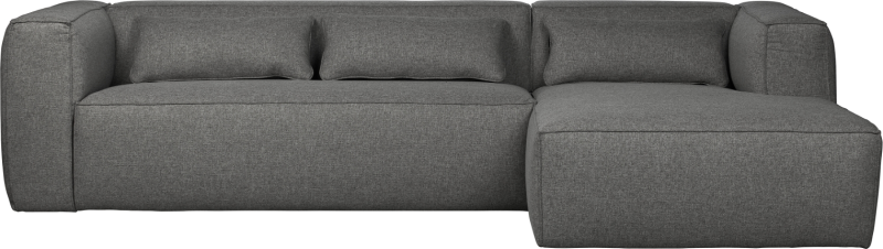 Bean Højrevendt Hjørnesofa i Grå - Elegant Stue Møbel