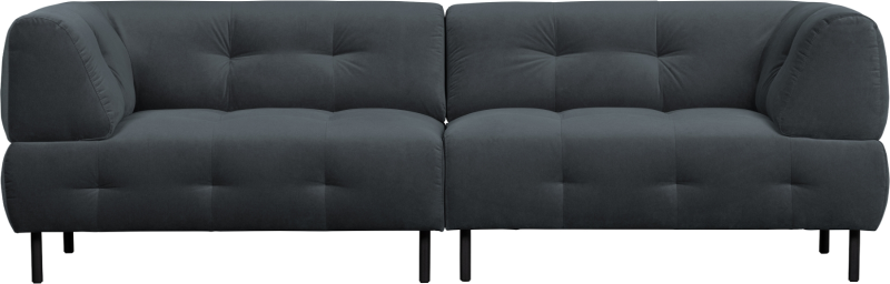 Lloyd 4-personers Sofa - Mørkegrå Elegance til Stuen