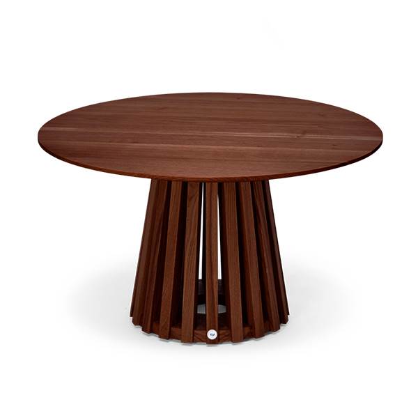 Rundt Sofabord i Røget Eg - Elegant Design fra Wood Zone