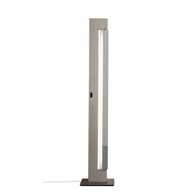 Nemo Ara Gulvlampe i Champagne Poleret Aluminium