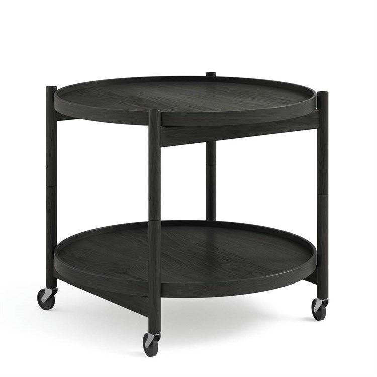 Bakkebord Bølling fra Brdr. Krüger - Sort Eg Ø60 cm