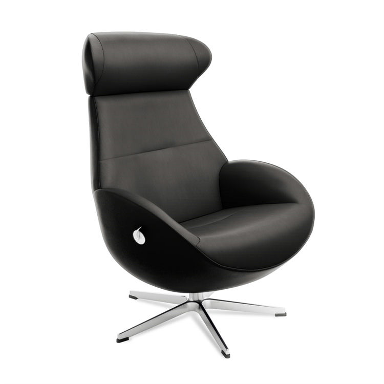 Conform Globe Swivel Lænestol - Sort Aluminium Tilbud!
