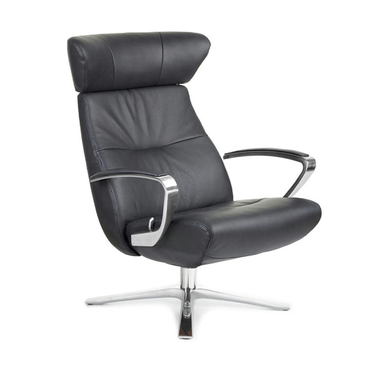 Conform Style Lænestol Swivel - Elegant Sort Alu