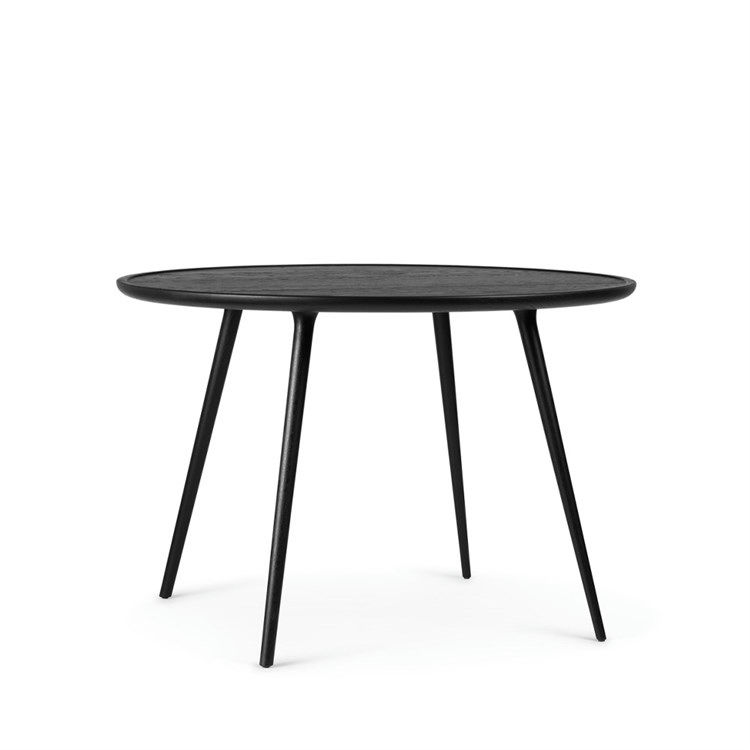 Mater Accent Spisebord i Sort Behandlet Eg Ø110 cm