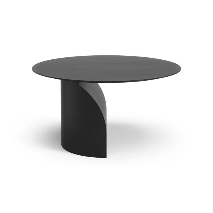 Swedese Savoa Sofabord - Sortbejdset H40 x Ø84 cm